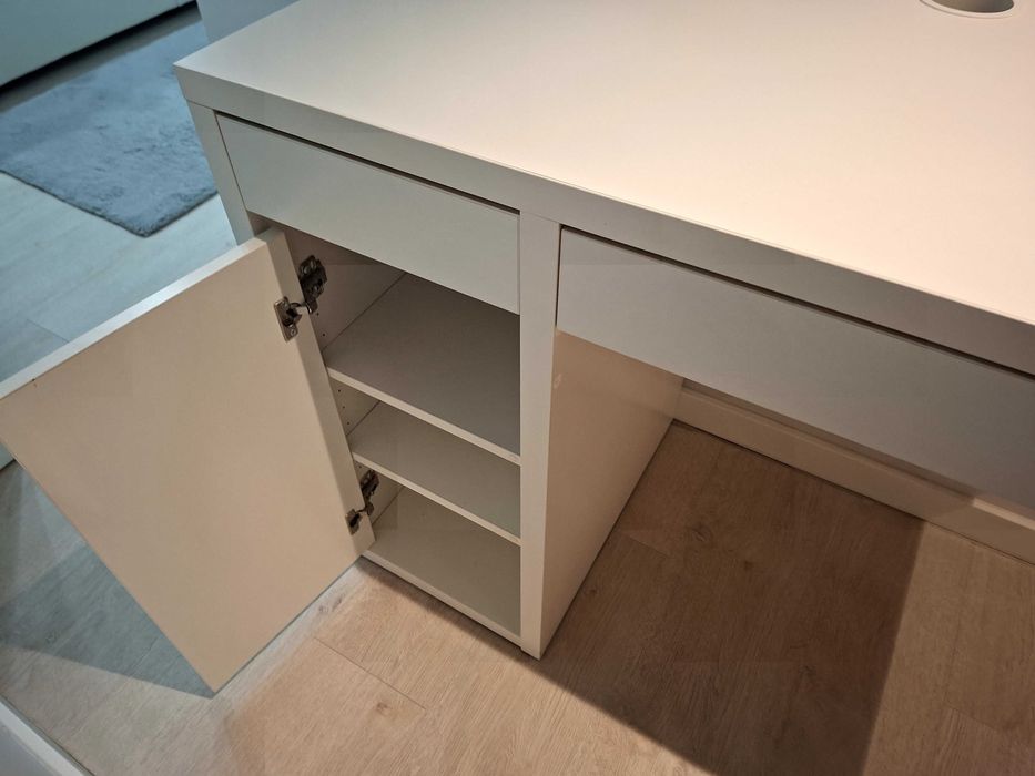 Secretária, branco, 105x50 cm completamente nova