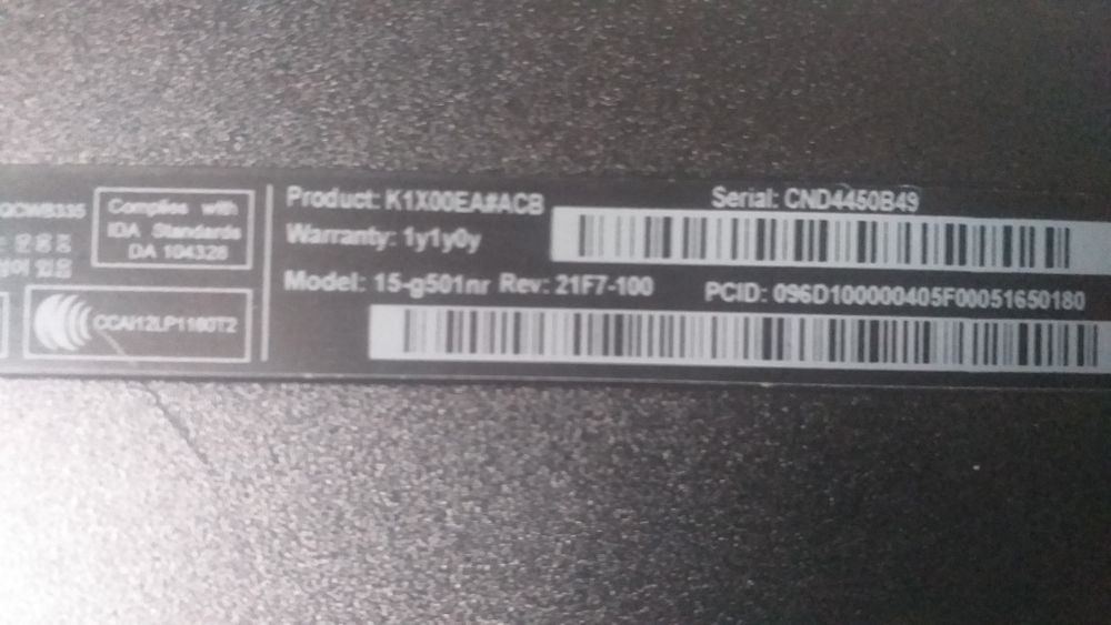 Продам ноут hР озу  4  ,  500гб жеский