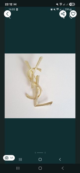 Broszka modna wzór 7 cm