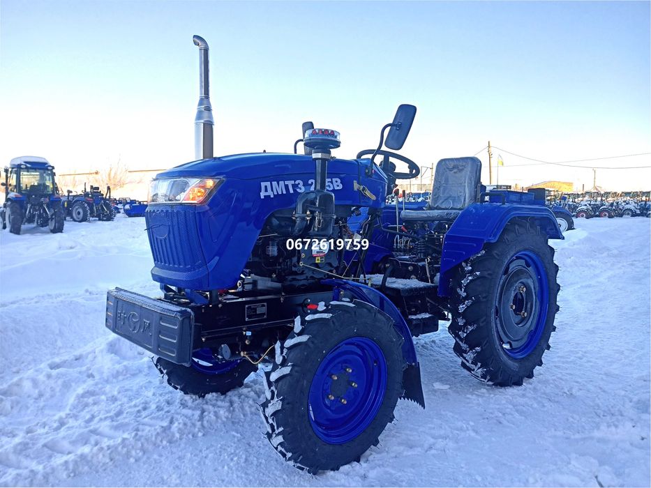 Мінітрактор колісний ДМТЗ 255 B (синій) доставка безкоштовна під двір