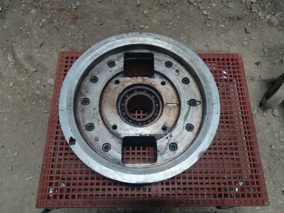 Koło Pasowe 350mm z Hamulcem Do Tokarki
