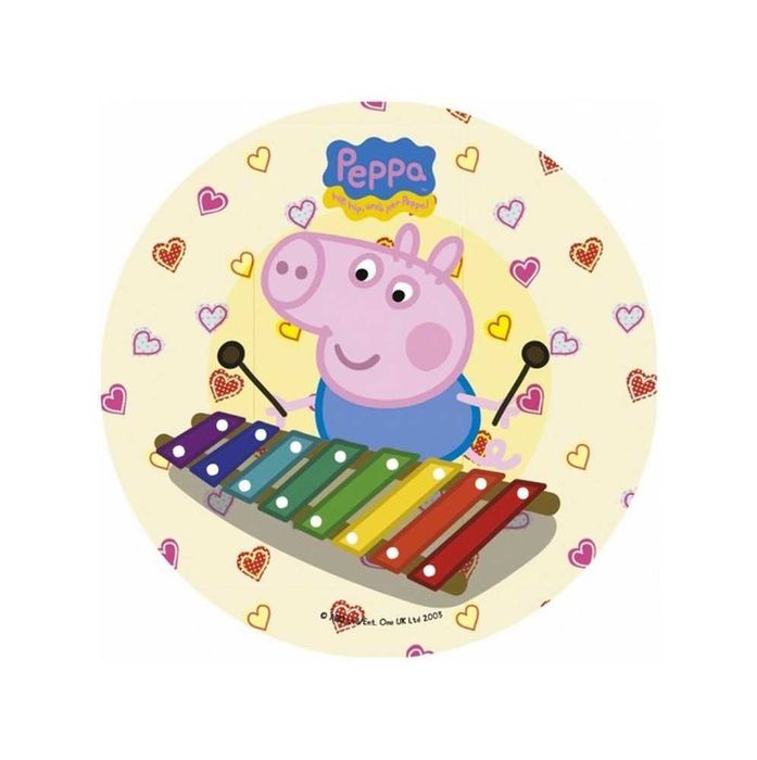 opłatek na tort george peppa świnka 20cm