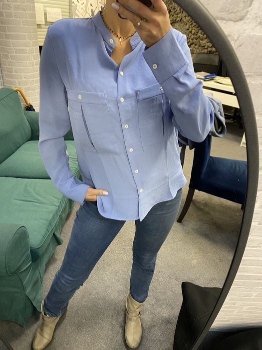 Mango elegancka lejaca koszula z wiskozy viscose