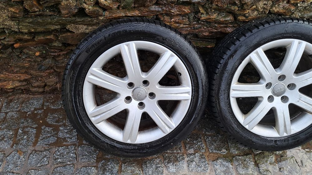 Jantes 17 5×112 Audi VW Seat Skoda Mercedes com pneus 225/50R17
Possí