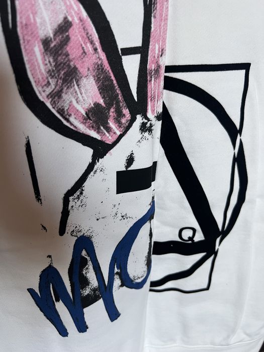 Белый свитшот, свитер, толстовка Alexander Mcqueen