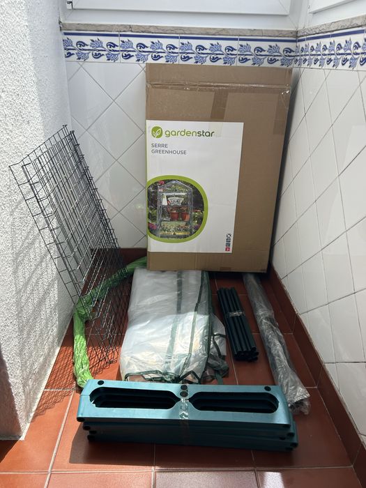 GardenStar Serre 3 couches 69 x 49 x 125 cm, tube acier PE 16 mm