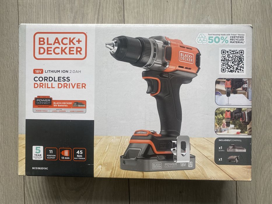 Black Decker Wiertarko-wkrętarka ECO 2Ah 18V Okazja