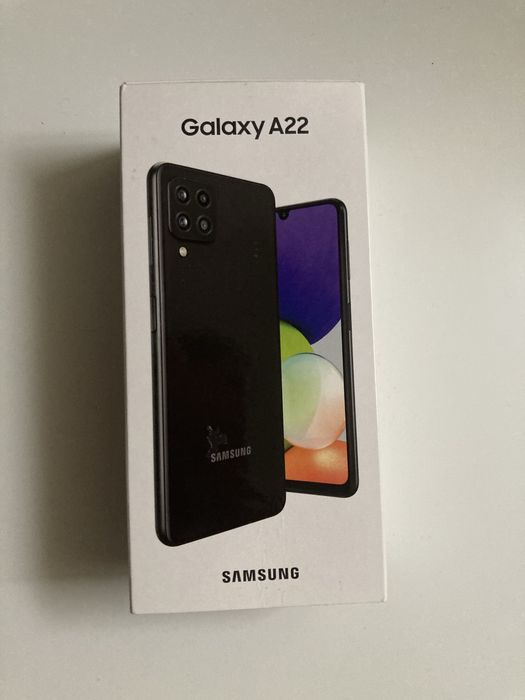 Pudełko Samsung Galaxy A22 instrukcja