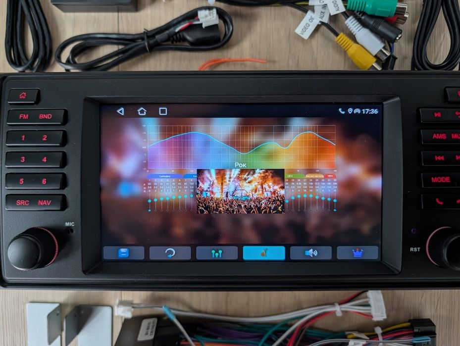 Магнітола 6/64GB BMW E39, Е38 (8 ядер, 6 ГБ оперативки, Android 16, DSP звук, CarPlay Android Auto)