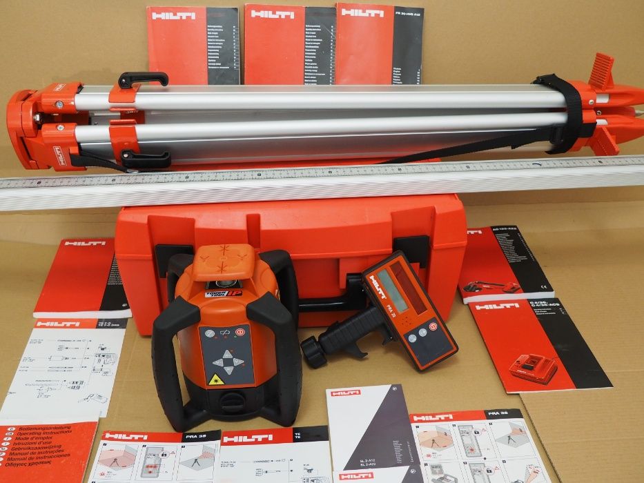 Niwelator budowlany HILTI PR 20 laser spadki X Y PR 2,30,300 PRI 36,26