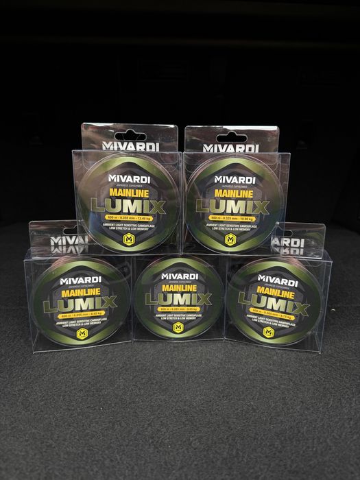 Леска жилка волосінь Mivardi Lumix 600m коропова риболовна в