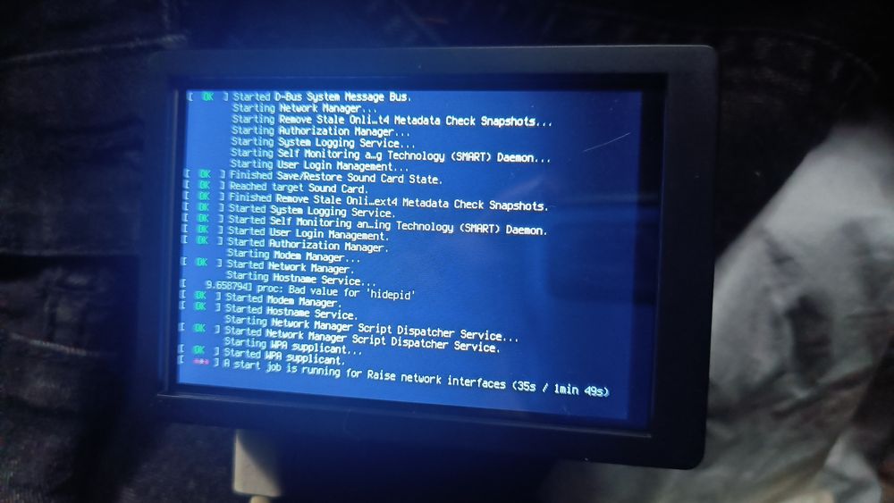 Computador Raspberry pi portable Kali linux + LCD touchscreen + case +