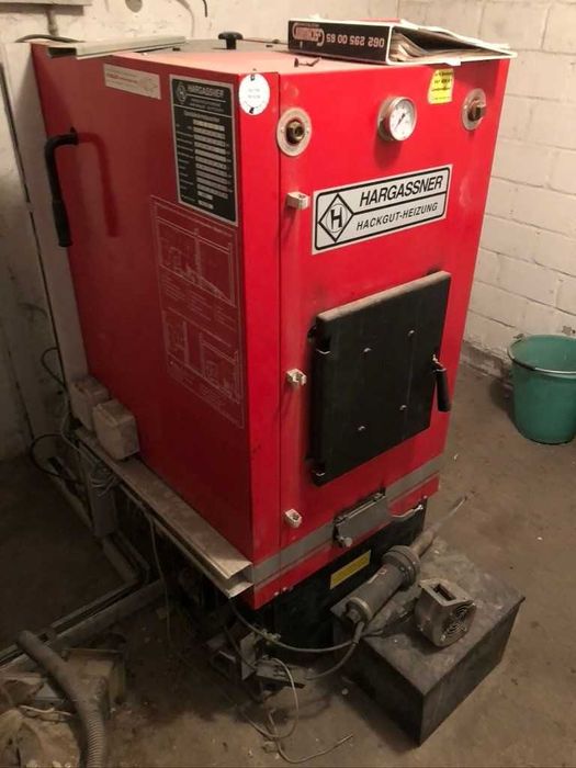 Piec Hargassner 25 kW zrębka kompletny system ogrzewania