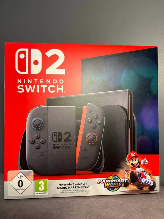 Nintendo Switch 2 + gry, szkło ochronne oraz etui na konsolę