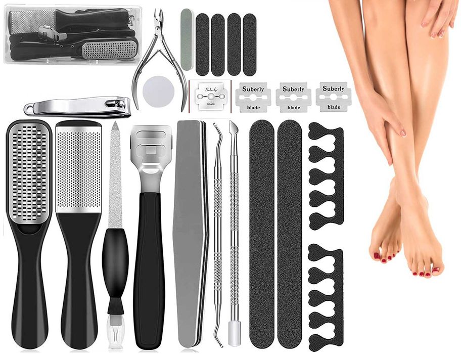 Profesjonalny zestaw do manicure pedicure paznokci akcesoria