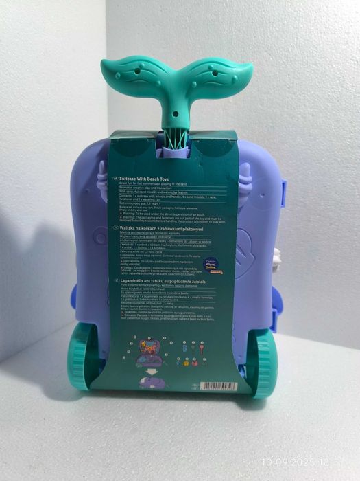 Walizka na kółkach z zabawkami plażowymi PlayTive