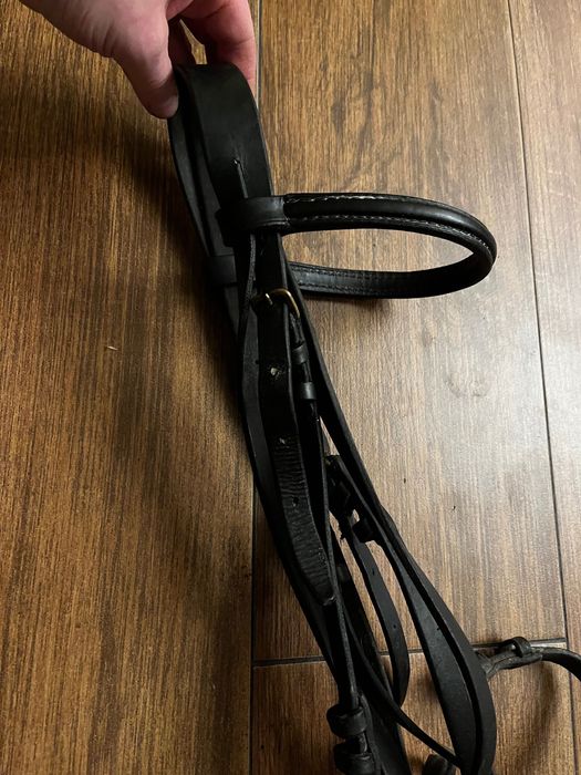 Ogłowie skórzane full pleszew