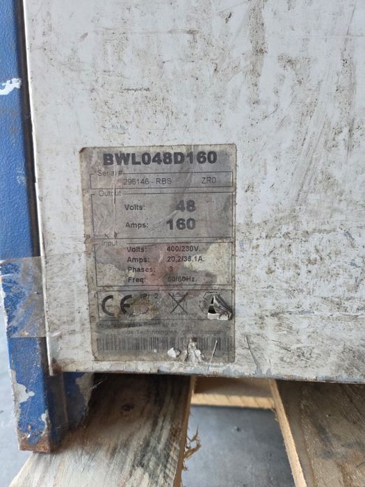 Carregador empilhador 48v 160amp