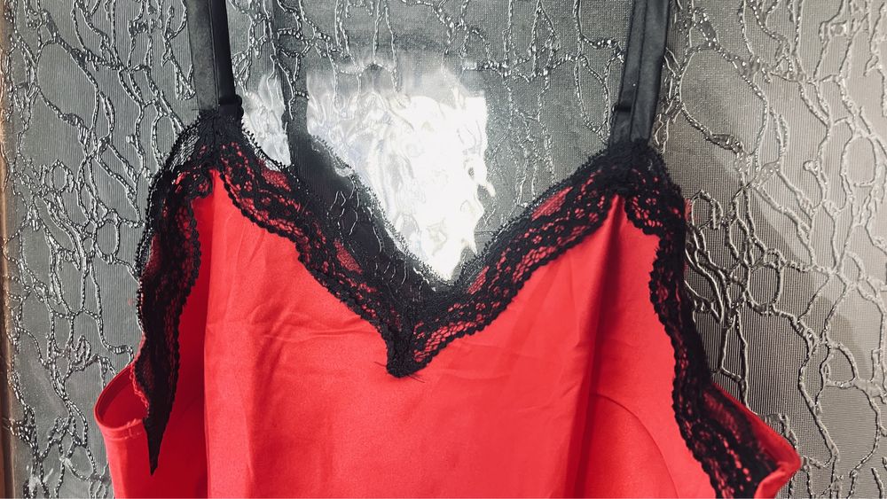 Пеньюар нічний червоний