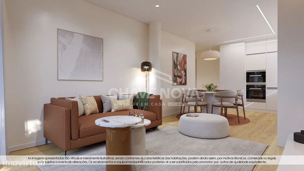 Apartamento T1 em construção nos Carvalhos