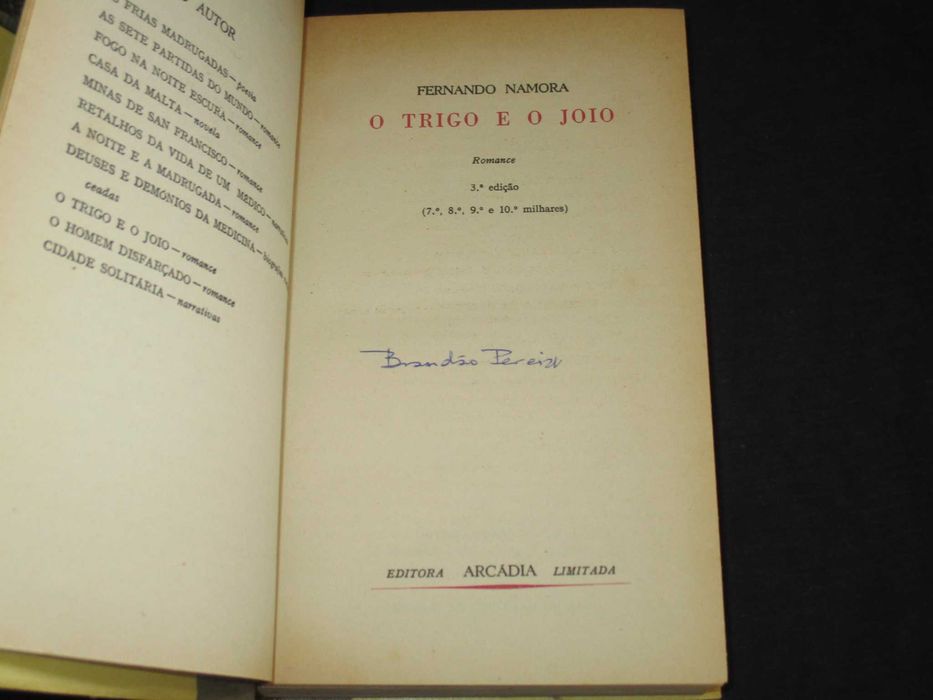 Livro O Trigo e o Joio Fernando Namora Arcádia