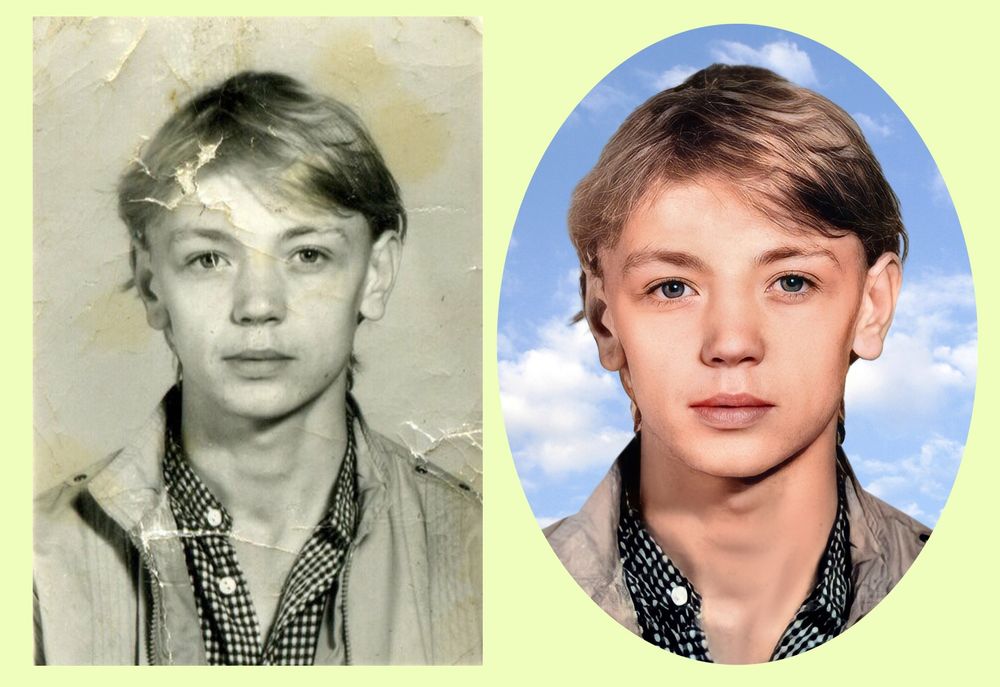 Ретушь фото на памятник под гравировку, на керамике услуги фотошоп