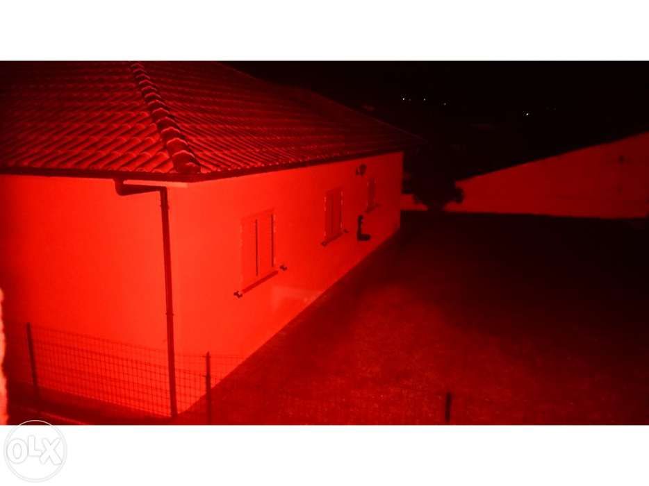 Projector led de 100w rgb - novo c/ comando