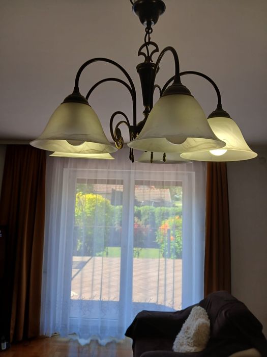 Lampa pokojowa 5 oprawowa