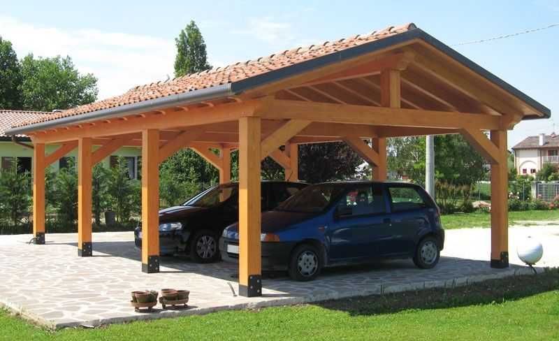 taras, wiata, zadaszenie, domki, garaż drewniany.