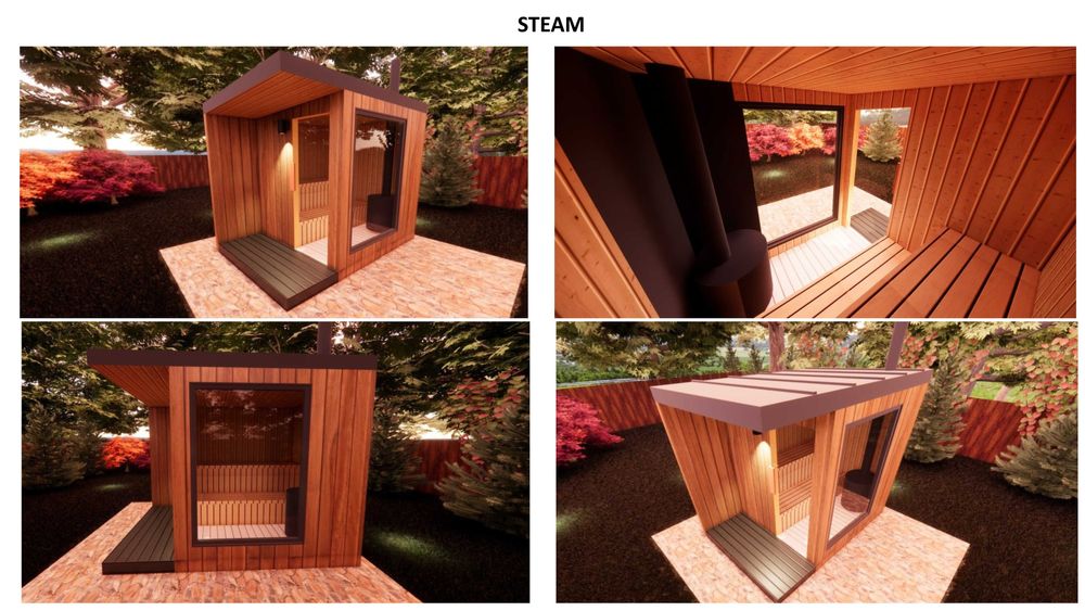 Sauna modułowa STEAM