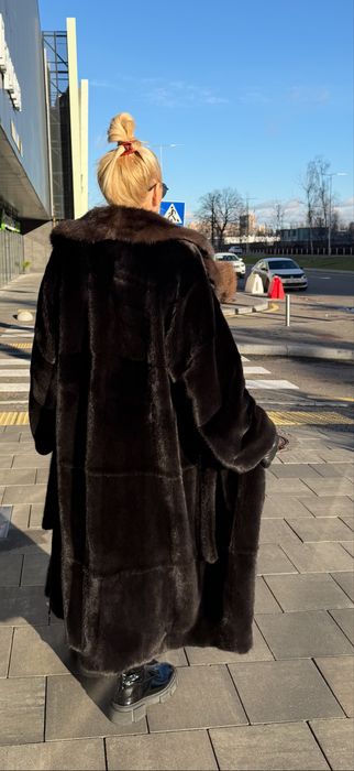 Шуба норковая новая blackglama ворот соболь 46-48-50