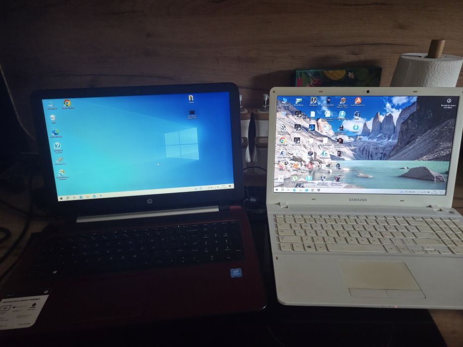 2 laptopy samsung hp