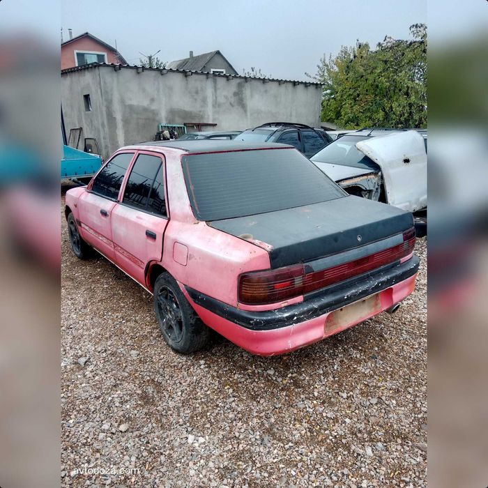 Розбирання Mazda 323 BG 1.7D 1989-1994 Запчастини Мазда 323 Дизель Кузовщина Ходова Салон Оптика Фари Двері Крило Ступиця Супорт