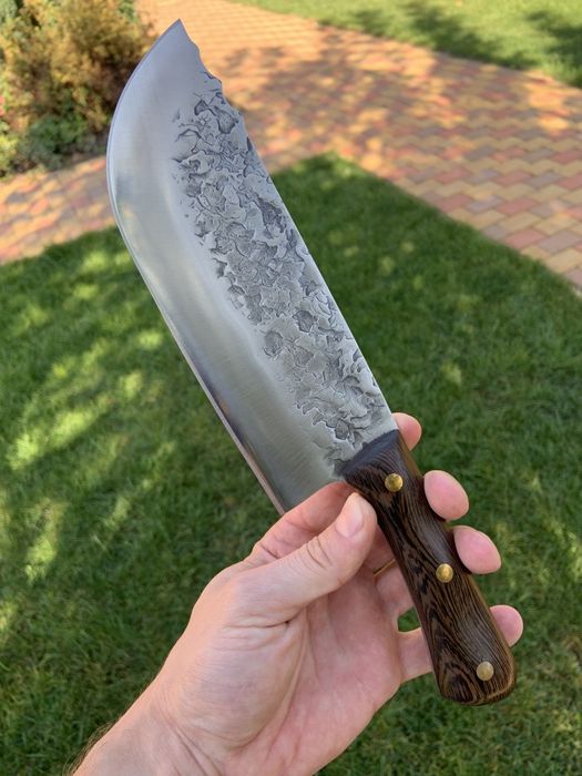 Секач кованный кухонный топорик топор для кухни сікач сокира кухона