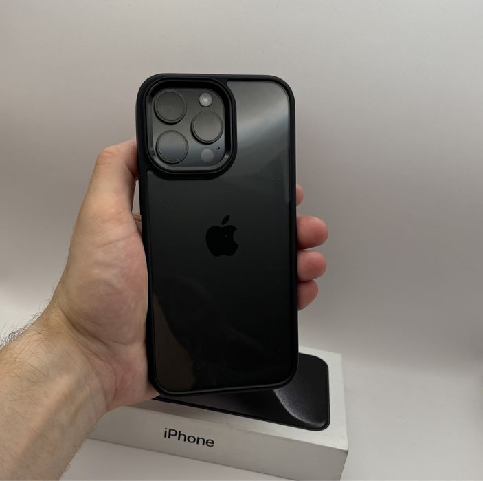 Чехол Iphone 13 Pro Max grey, 14 Pro, 16 Pro Max-12 Pro, не желтеет