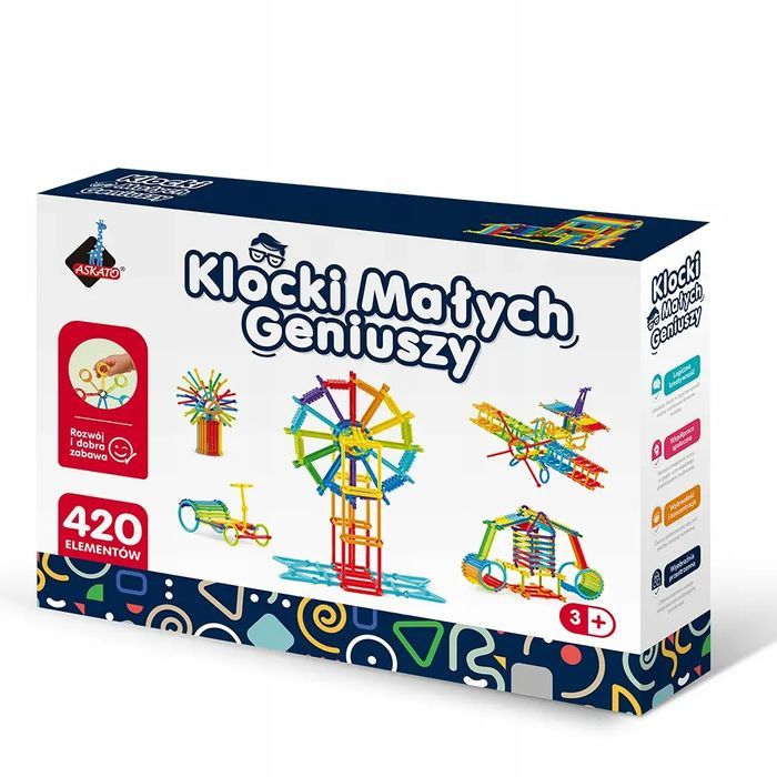 Zestaw klocków konstrukjcyjnych. Askato