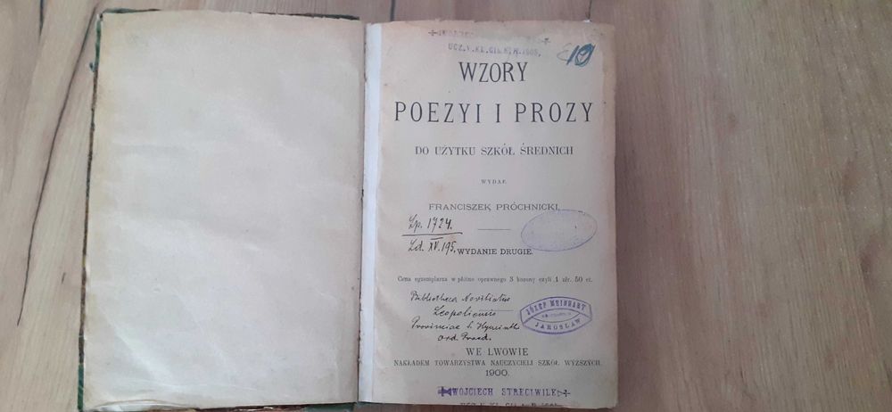 Wzory Poezyi i Prozy 1900r