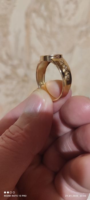 Печатка мужская 21 размер 585 проба 6,10гр18.000гр