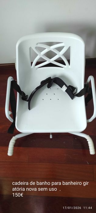 Cadeira de banho para pessoas com deficiência nova