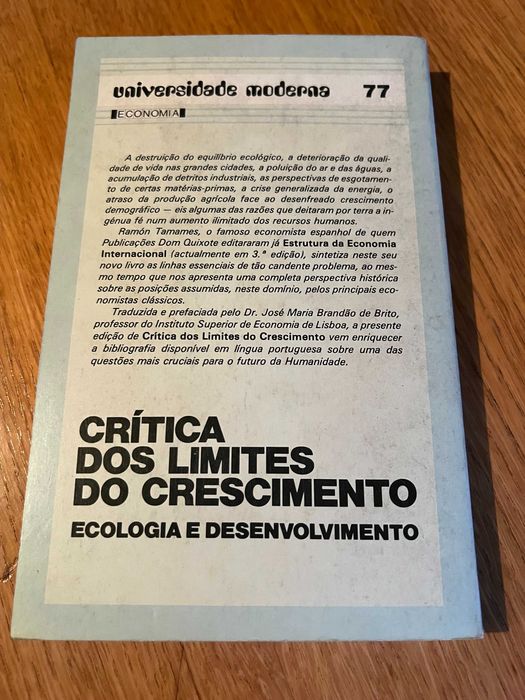 Crítica dos Limites do Crescimento    RAMÓN TAMAMES
