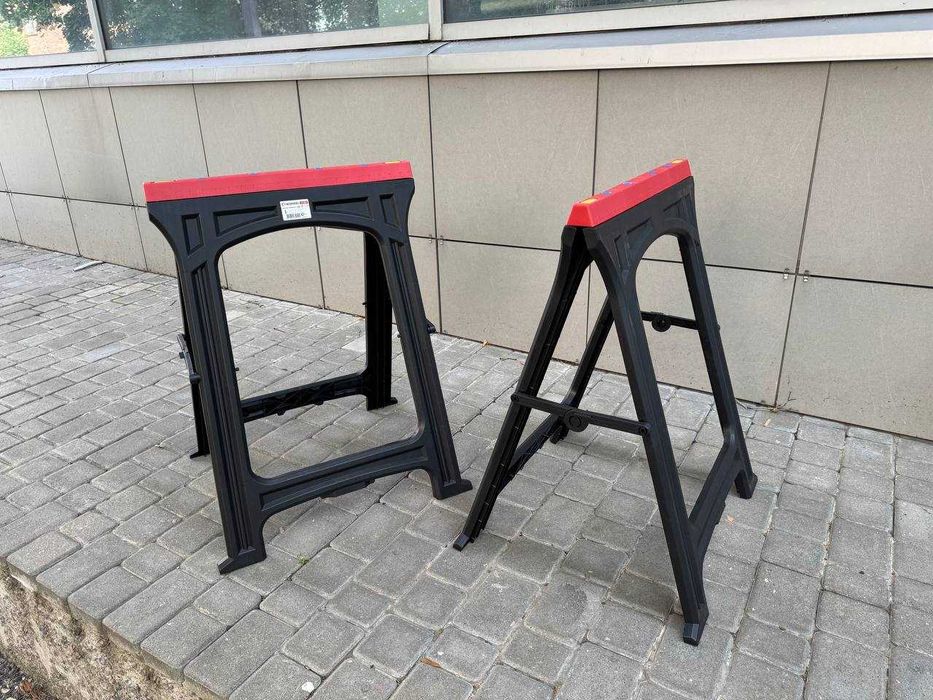 780 мм Розкладні Козли (2 шт) до 317 кг INTERTOOL  Широкі опорні ніжки