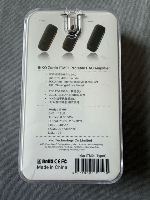 IKKO ZERDA ITM01 przetwornik DAC