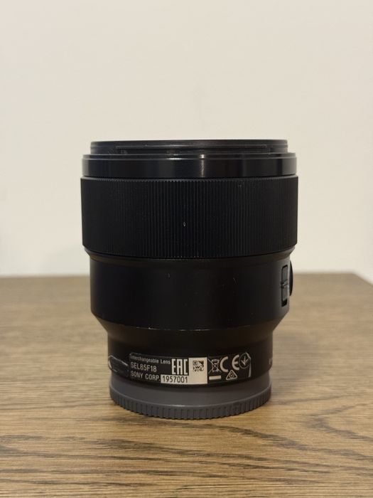 Lente sony 85mm f/1.8