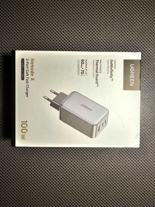 Ugreen Nexode GAN 100W (X756) - nowa ładowarka sieciowa