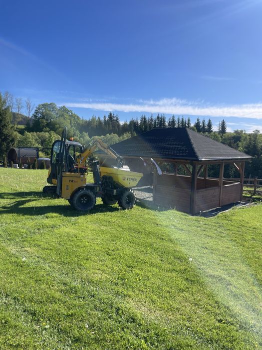 Usługi ziemne /wynajem minikoparki ,wozidła