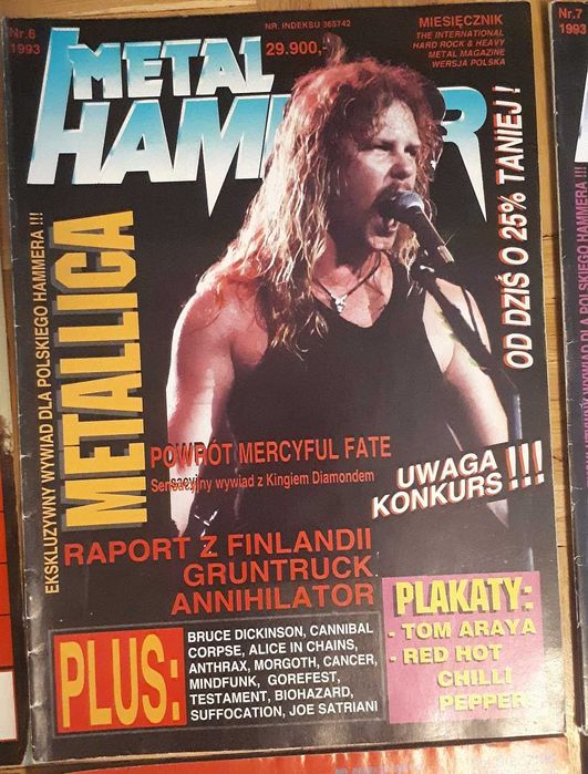 Metal Hammer rocznik 1993