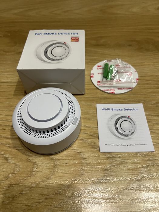 Датчик диму бездродовий Wi-Fi/Zigbee від Tuya, Smart Life