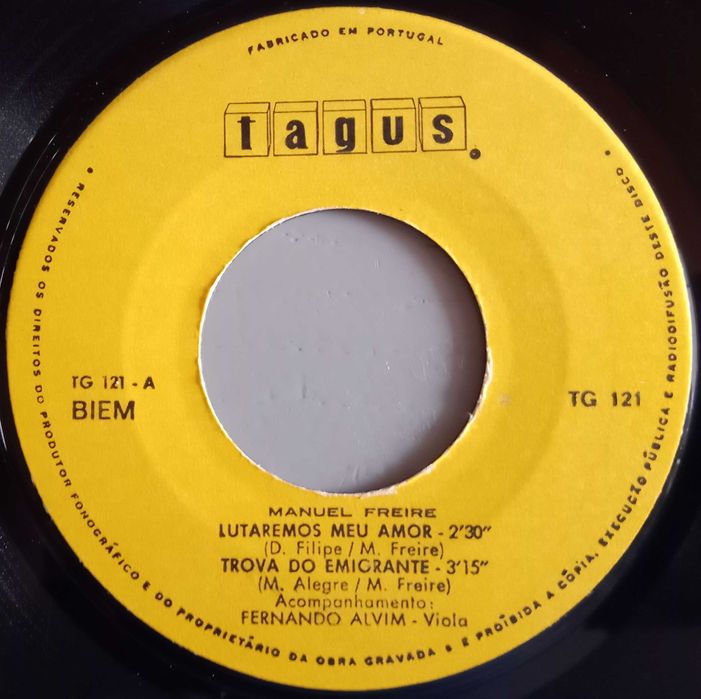 Manuel Freire	- - - - -	Trovas	- - - - -	EP