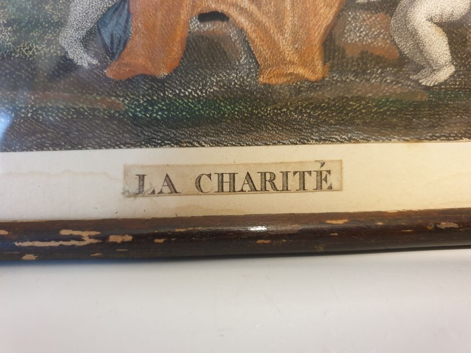 Par de lindas antigas litografias francesas