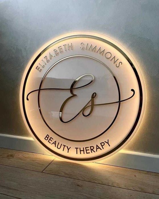 Placa em Acrílico com LED